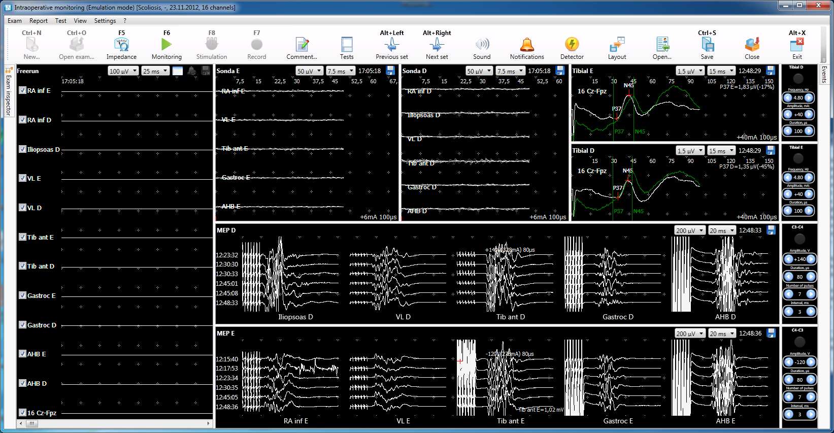 Test Window Layouts