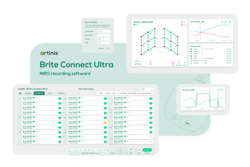 Brite Connect Ultra software interface