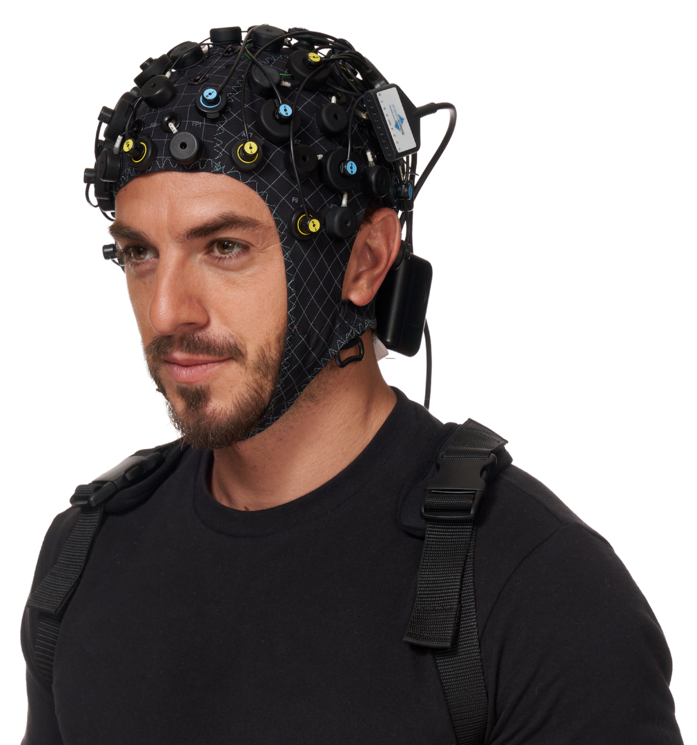 Tri-modal stimulation head cap with model